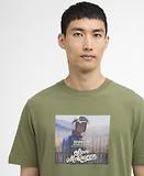 Thumbnail 5 of Barbour International Men's Walde Photographic T-Shirt - Olvine
