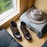 Thumbnail 9 of Red Wing Classic Moc Toe 6" Boot Excalibur Leather - Black Cherry - Style 8847