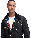 Thumbnail 5 of Barbour International Men's Union Jack Wax Jacket - Black