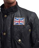 Thumbnail 7 of Barbour International Men's Union Jack Wax Jacket - Black