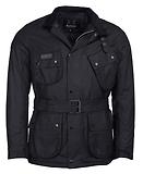 Thumbnail 1 of Barbour International Men's Winter SL Slim Fit Wax Biker Jacket - Black
