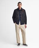 Thumbnail 2 of Barbour International Men's Steve McQueen Workers Wax Jacket - Charcoal