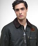 Thumbnail 5 of Barbour International Men's Steve McQueen Workers Wax Jacket - Sage