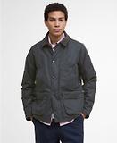 Thumbnail 2 of Barbour Men's Ambleside Wax Jacket - Grey/Tartan