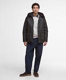 Thumbnail 3 of Barbour Men's Modern Beaufort Waxed Jacket - Dark Brown/Midnight Oak