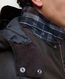 Thumbnail 7 of Barbour Men's Modern Beaufort Waxed Jacket - Dark Brown/Midnight Oak