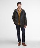 Thumbnail 3 of Barbour Men's Reel Waxed Parka - Sage