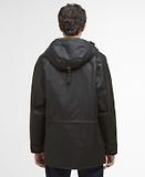 Thumbnail 4 of Barbour Men's Reel Waxed Parka - Sage
