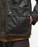 Thumbnail 8 of Barbour Men's Re-Engineered Bardon Spey Wax Jacket - Olive