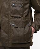 Thumbnail 7 of Barbour Men's Re-Engineered Utility Bedale Wax Jacket - Beech