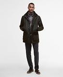 Thumbnail 3 of Barbour Men's Modern Border Wax Jacket - Dark Brown
