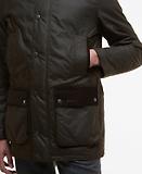 Thumbnail 7 of Barbour Men's Modern Border Wax Jacket - Dark Brown