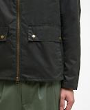 Thumbnail 8 of Barbour International Men's Marker Wax Jacket - Sage