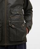 Thumbnail 6 of Barbour Men's Re-Engineered Blackett Spey Wax Jacket - Archive Olive