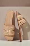 Thumbnail 6 of Holland Cooper Women's Monogram Slides - Natural Straw