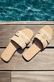 Thumbnail 7 of Holland Cooper Women's Monogram Slides - Natural Straw