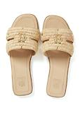 Thumbnail 4 of Holland Cooper Women's Monogram Slides - Natural Straw
