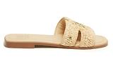 Thumbnail 1 of Holland Cooper Women's Monogram Slides - Natural Straw
