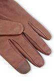 Thumbnail 3 of Holland Cooper Women's Monogram Leather Gloves - Tan