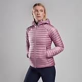 Thumbnail 4 of Montane Women's Anti-Freeze Lite Hooded Down Jacket - Allium