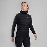 Thumbnail 2 of Montane Women's Composite Hooded Down Jacket - Black