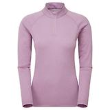 Thumbnail 1 of Montane Women's Dart Zip Neck Long Sleeved Baselayer - Allium
