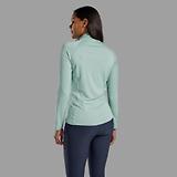 Thumbnail 3 of Montane Women's Dart Zip Neck Long Sleeved Baselayer - Sea Mist