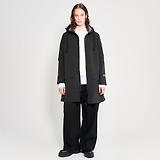 Thumbnail 2 of Stutterheim Women's Mosebacke Lightweight Patch Raincoat - Matte Black