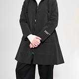 Thumbnail 6 of Stutterheim Women's Mosebacke Lightweight Patch Raincoat - Matte Black