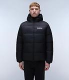 Thumbnail 3 of Napapijri Men's Suomi Hooded Puffer Jacket - Black