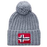 Thumbnail 1 of Napapijri Men's Semiury Bobble Beanie - Medium Grey Melange