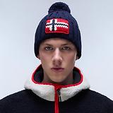 Thumbnail 2 of Napapijri Men's Semiury Bobble Beanie - Blue Marine