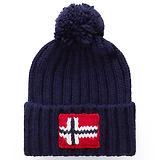 Thumbnail 1 of Napapijri Men's Semiury Bobble Beanie - Blue Marine