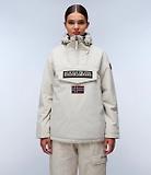 Thumbnail 3 of Napapijri Women's Rainforest Winter Anorak Jacket - Beige Silver