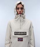 Thumbnail 5 of Napapijri Women's Rainforest Pocket Anorak Jacket - Beige Silver