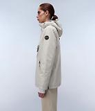 Thumbnail 6 of Napapijri Women's Rainforest Pocket Anorak Jacket - Beige Silver