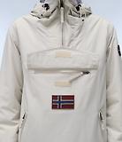 Thumbnail 7 of Napapijri Women's Rainforest Pocket Anorak Jacket - Beige Silver