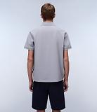 Thumbnail 4 of Napapijri Men's Aylmer Short Sleeve Polo Shirt - Ultimate Grey