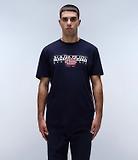 Thumbnail 4 of Napapijri Men's Aylmer Short Sleeve T-Shirt - Blue Marine
