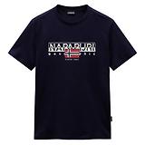 Thumbnail 1 of Napapijri Men's Aylmer Short Sleeve T-Shirt - Blue Marine