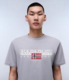 Thumbnail 3 of Napapijri Men's Aylmer Short Sleeve T-Shirt - Ultimate Grey