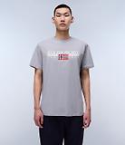 Thumbnail 4 of Napapijri Men's Aylmer Short Sleeve T-Shirt - Ultimate Grey