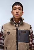 Thumbnail 2 of Napapijri Men's Yupik Curly Fleece Gilet - Multi