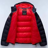 Thumbnail 3 of Napapijri Men's Moesa Hooded Puffer Jacket - Blue Marine