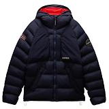 Thumbnail 1 of Napapijri Men's Moesa Hooded Puffer Jacket - Blue Marine