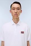 Thumbnail 2 of Napapijri Men's Ebea Short Sleeve Polo Shirt - Bright White