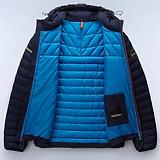 Thumbnail 3 of Napapijri Men's Lapaz Hooded Puffer Jacket - Blue Marine
