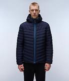 Thumbnail 4 of Napapijri Men's Lapaz Hooded Puffer Jacket - Blue Marine