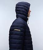 Thumbnail 7 of Napapijri Men's Lapaz Hooded Puffer Jacket - Blue Marine