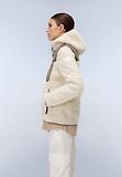 Thumbnail 4 of Napapijri Women's Yupik Original Hooded Curly Fleece - Beige Dimity